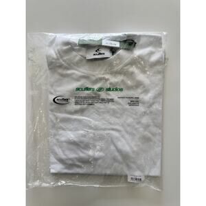 Scuffers Iconic White T-shirt Unisex Oversized Large NWT